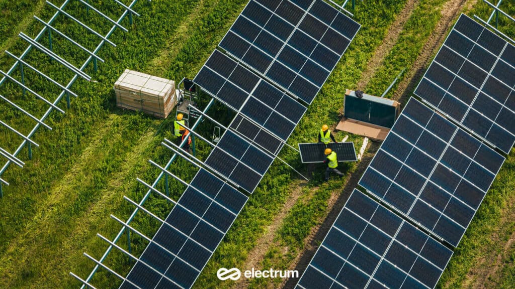 Renewable energy contractor - Electrum Holding Group and solar power system installation.