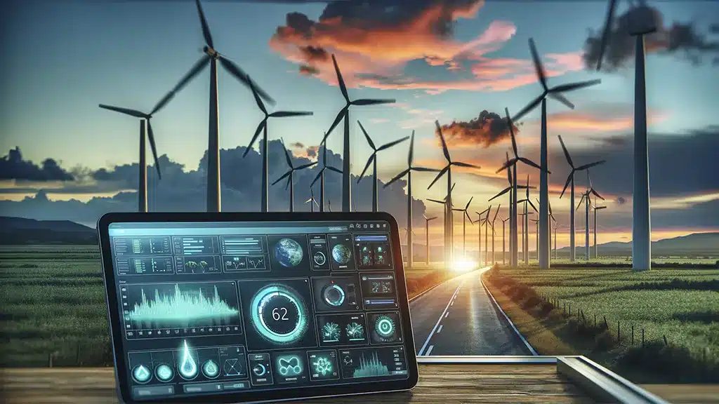 New technologies in wind farms management.