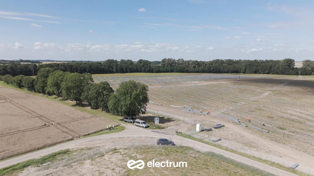 Ingerslev Å solar park construction in Denmark has been initiated by Electrum Group.